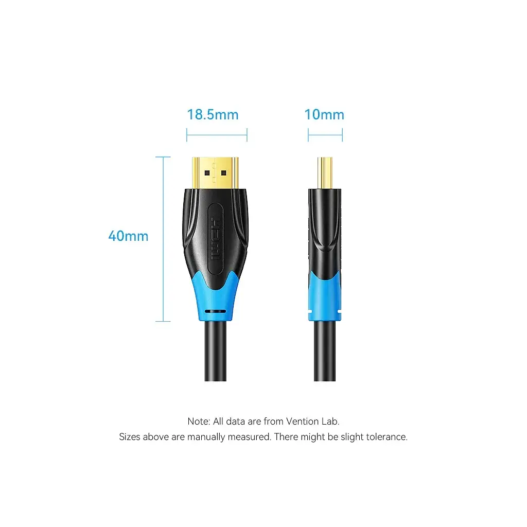 Кабель мультимедійний HDMI M to HDMI M 20.0m 1080p60Hz black Vention (AACBQ) - фото 11