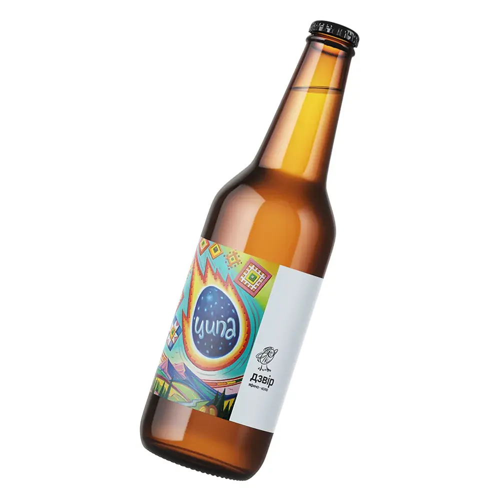 Напій газований безалкогольний фруктовмісний пастеризований Лимонад Яфина-кола в пляшці 0.33 л - фото 2