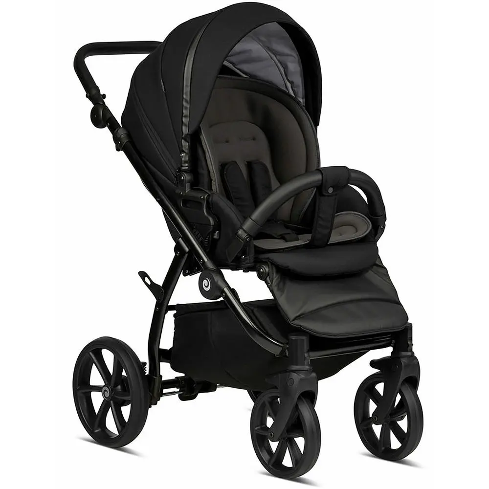 Коляска Tutis Uno 3 Plus Black Edition Charcoal, 2 в 1, чорна (1072100) - фото 6