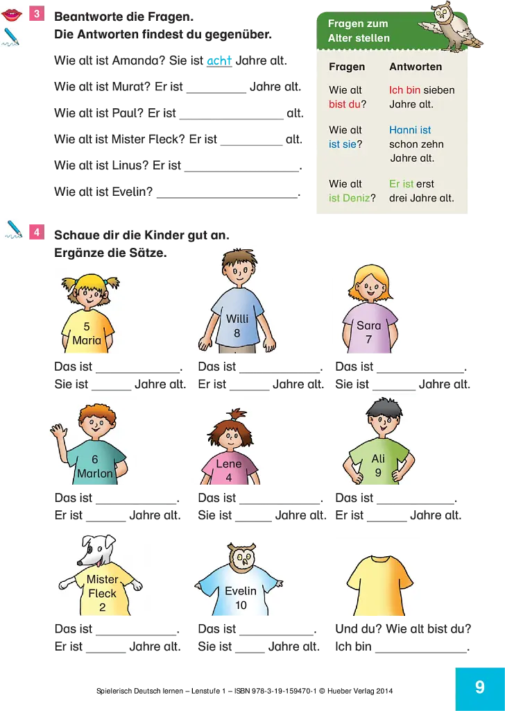 Spielerisch Deutsch lernen. Neue Geschichten. Wortschatz und Grammatik. Lernstufe 1 - фото 8