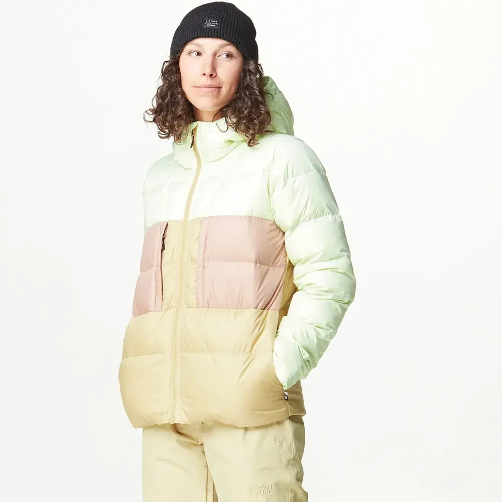 Куртка пухова Picture Organic Hi Puff Down Women 2025 XL Жовтий-Рожевий - фото 3
