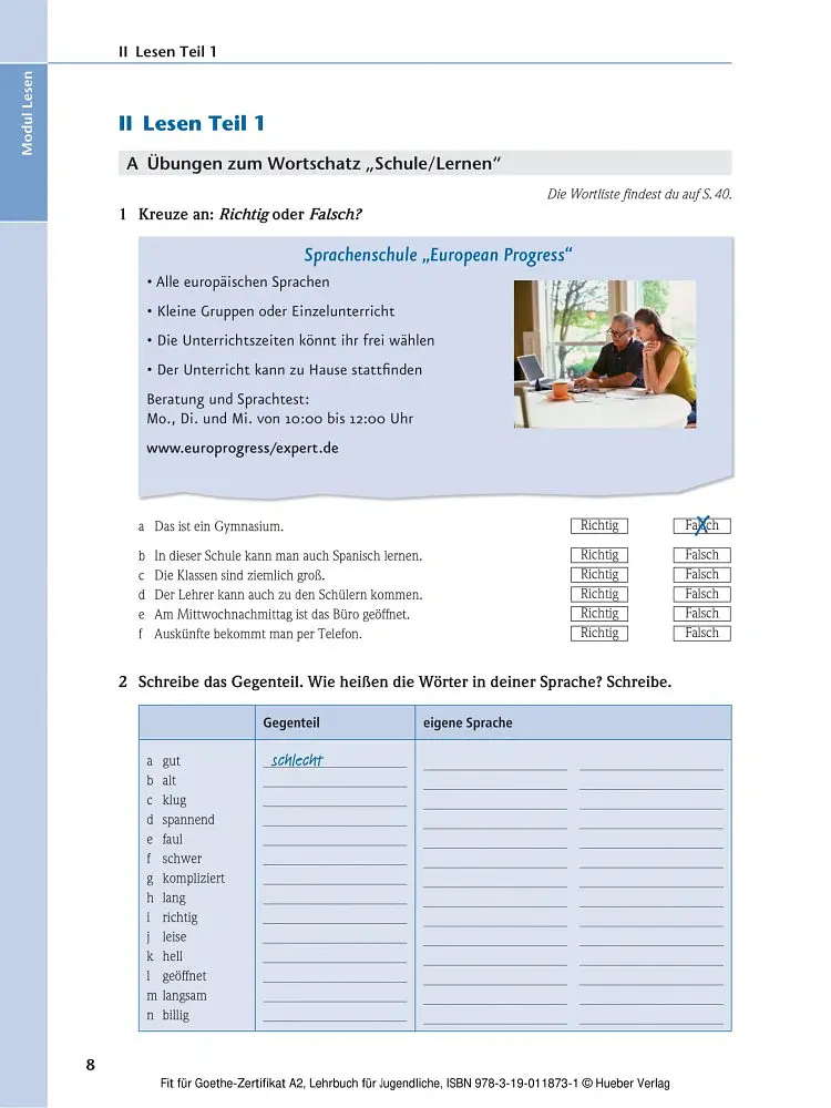 Fit furs Goethe-Zertifikat A2 Fit in Deutsch Lehrbuch mit Audio-CD - Бріджит Шефер - фото 2