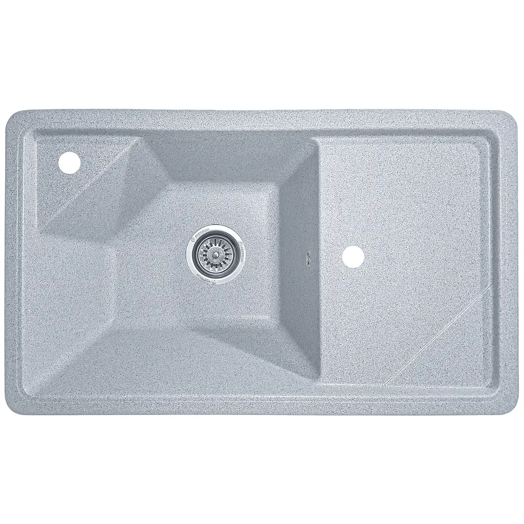 Мийка кухонна Valetti 58C гранітна 785х465 мм сіра - фото 2