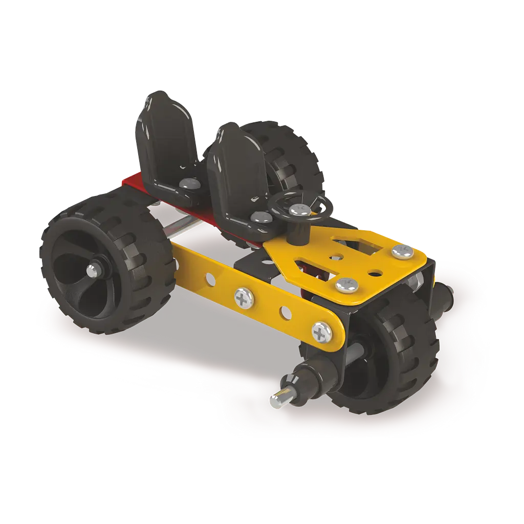 Конструктор Zephyr Mechanix Basic металлический развивающий 90 элементов 6 моделей - фото 4