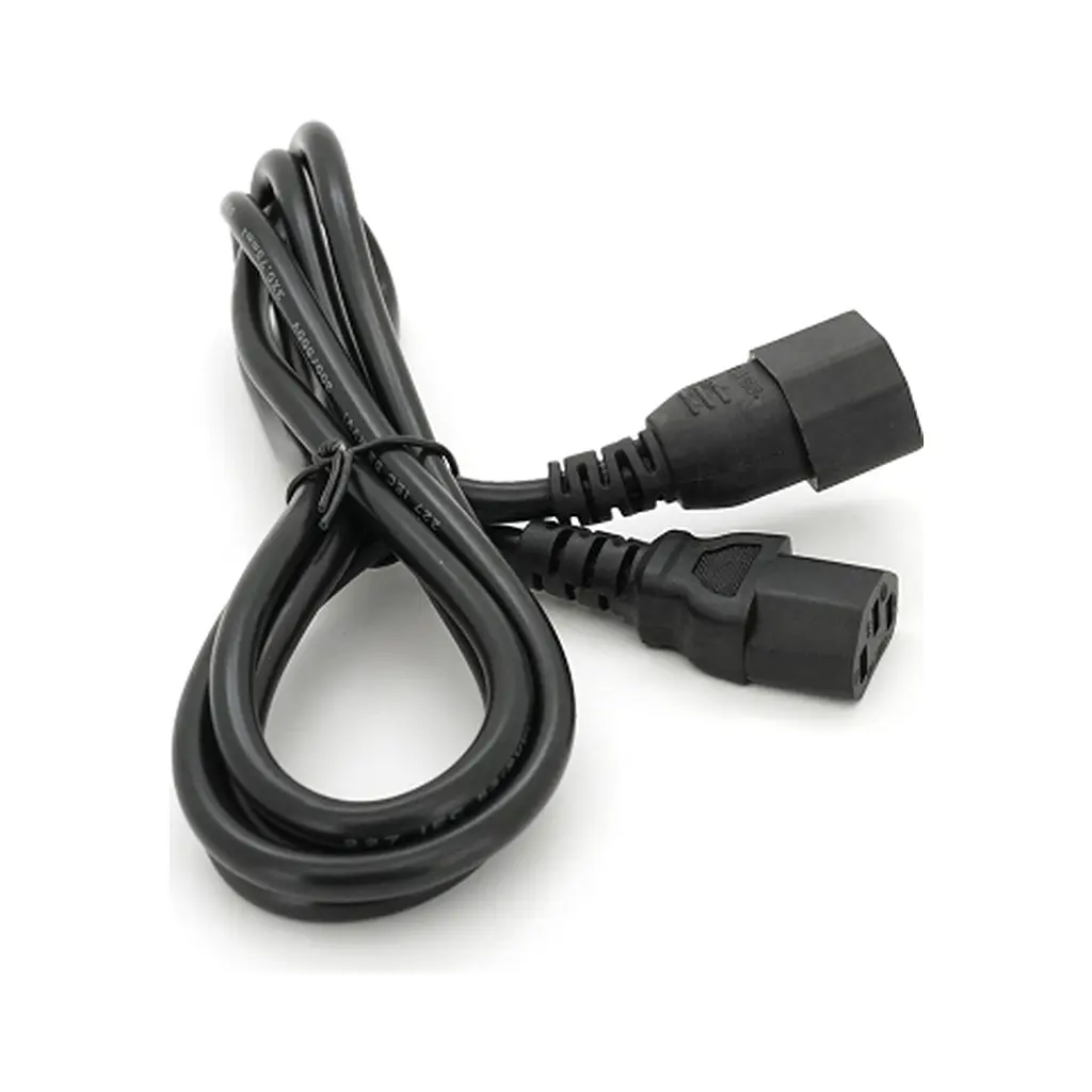 Кабель питания Voltronic C13 to C14 0.75mm2 OEM 1.8 m (PC-IEC C13-C14 CCA18) - фото 2