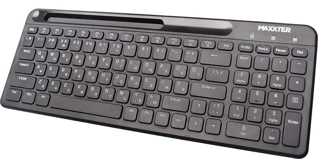 Клавиатура Maxxter KB-01B-UA Black - фото 2