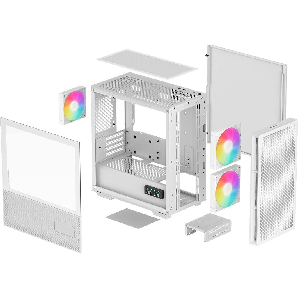 Корпус Deepcool CH360 Digital White (R-CH360-WHAPE3D-G-1) [146734] - фото 11