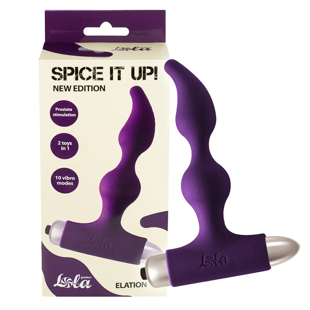 Анальна пробка Lola Toys Elation 13.1 см (фіолетовий) - фото 3