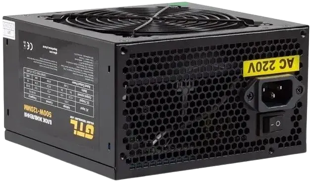 Блок живлення GTL Gaming Star 500W (GTLGS500BK) - фото 5