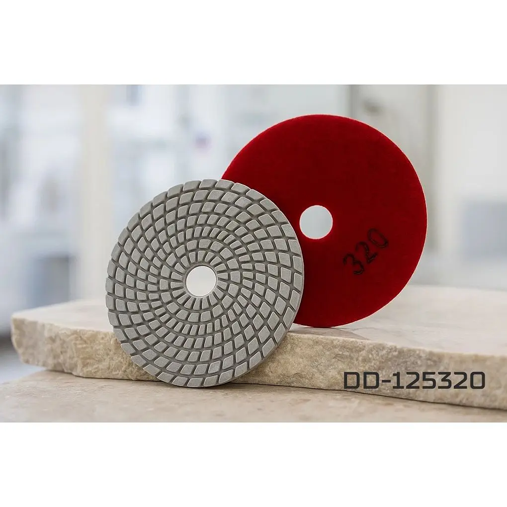 Круг алмазный Alloid Building Tools шлифовальный на липучке 125 мм зерно 320 (DD-125320) - фото 7