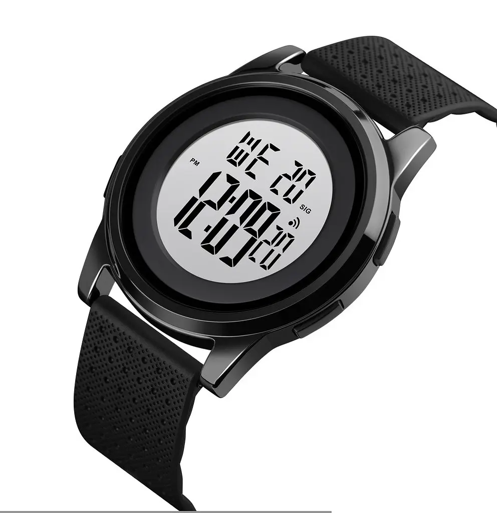Наручний годинник Skmei 1502 Black White, 1502BKWT (18483) - фото 2