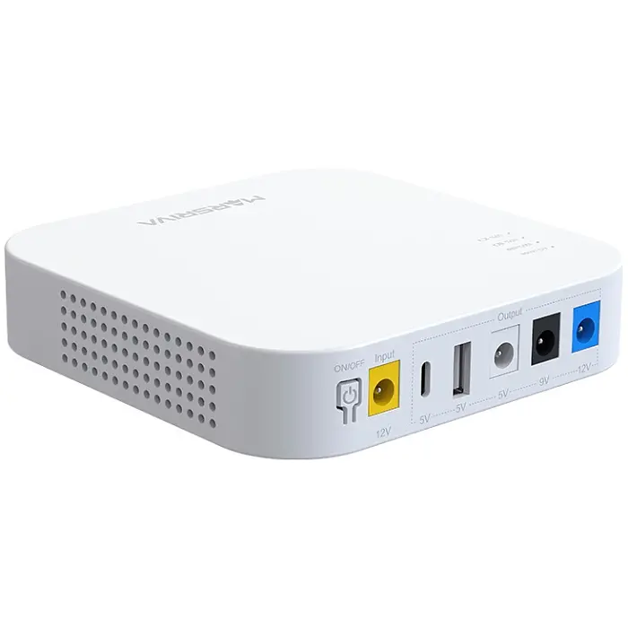 ДБЖ Marsriva DC UPS для роутерів KP4 3xDC+USB+USB-C OUT, 5V/9V/12V 18W 10000 mAh (36Wh) Li-Ion - фото 3