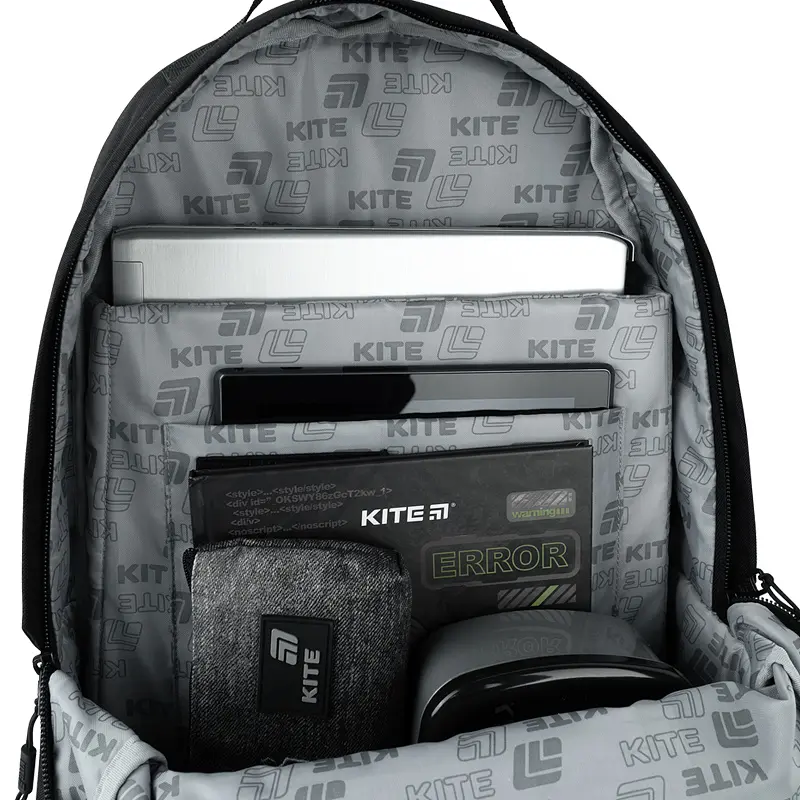 Рюкзак для старшей школы Kite Education teens 949L Black Черный (K26-949L-3) - фото 12