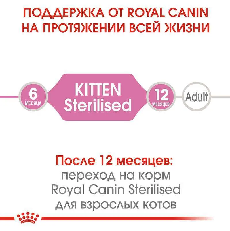 Сухий корм для кошенят після стерилізації Royal Canin Kitten Sterilised 2 кг - фото 2