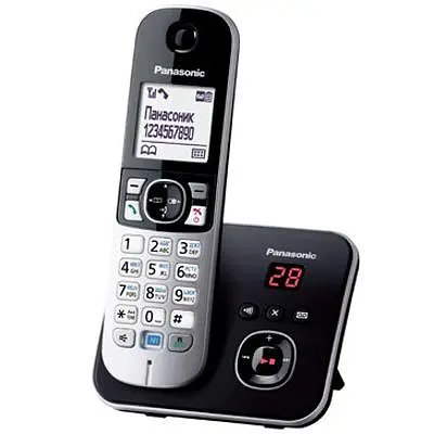 Panasonic Радіотелефон DECT KX-TG6821UAB Black - фото 2