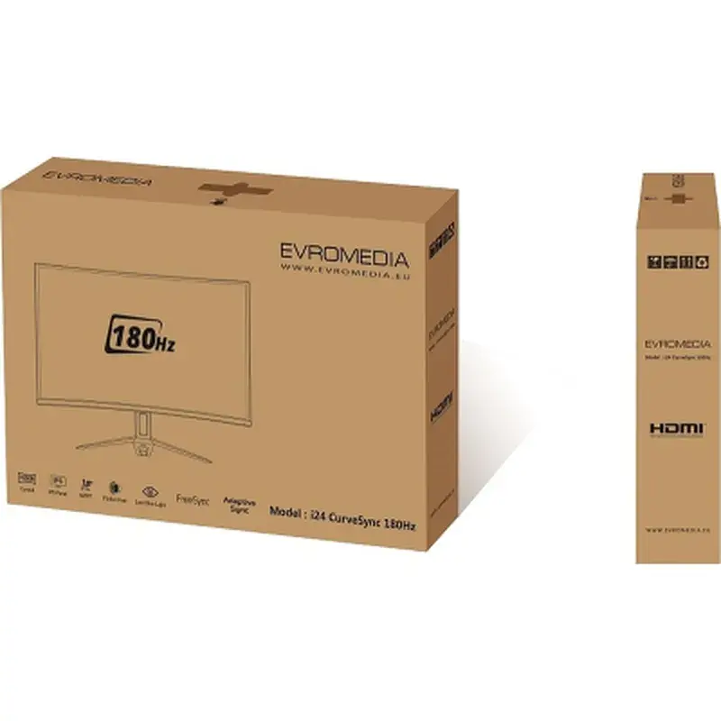 Монітор EvroMedia i24 CurveSync 180 Hz - фото 4