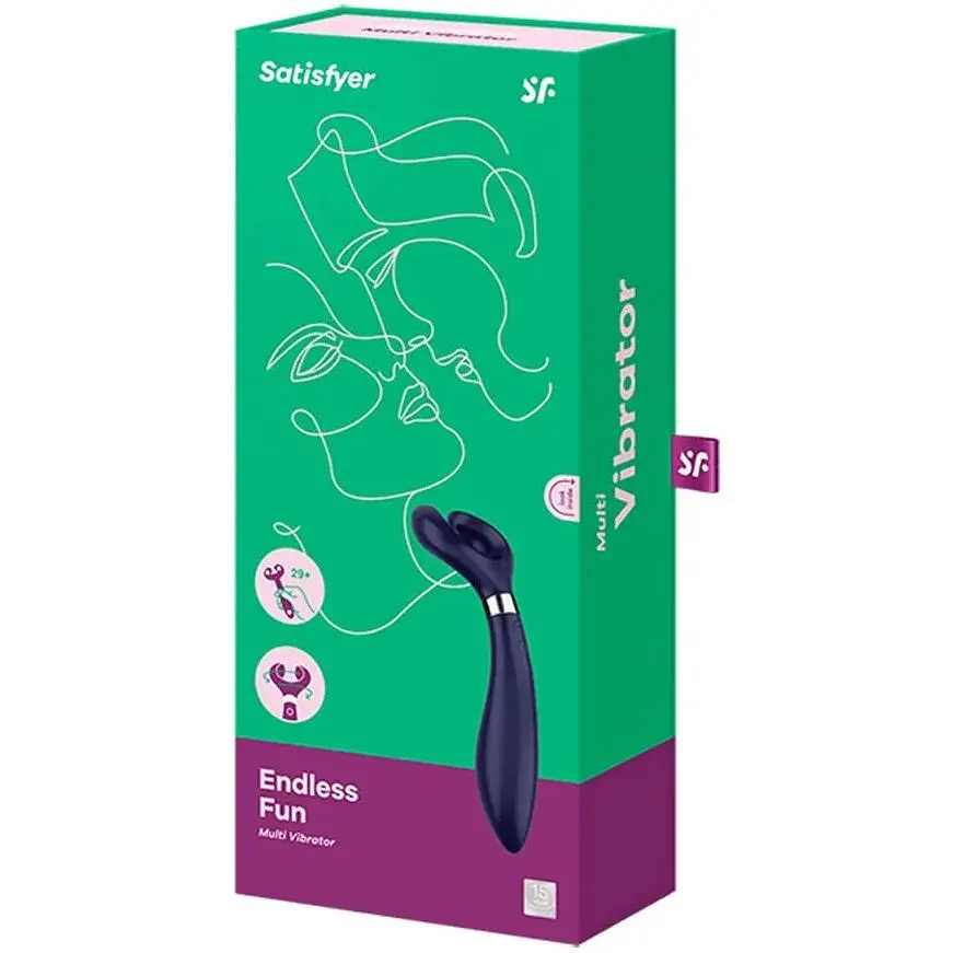 Вібратор для пар Satisfyer Endless Fun Blue - фото 3