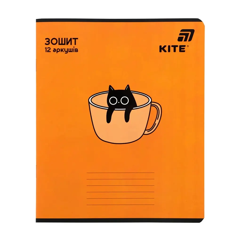 Зошит Kite One color, 12 аркушів, лінія (K26-234), в асортименті - фото 5