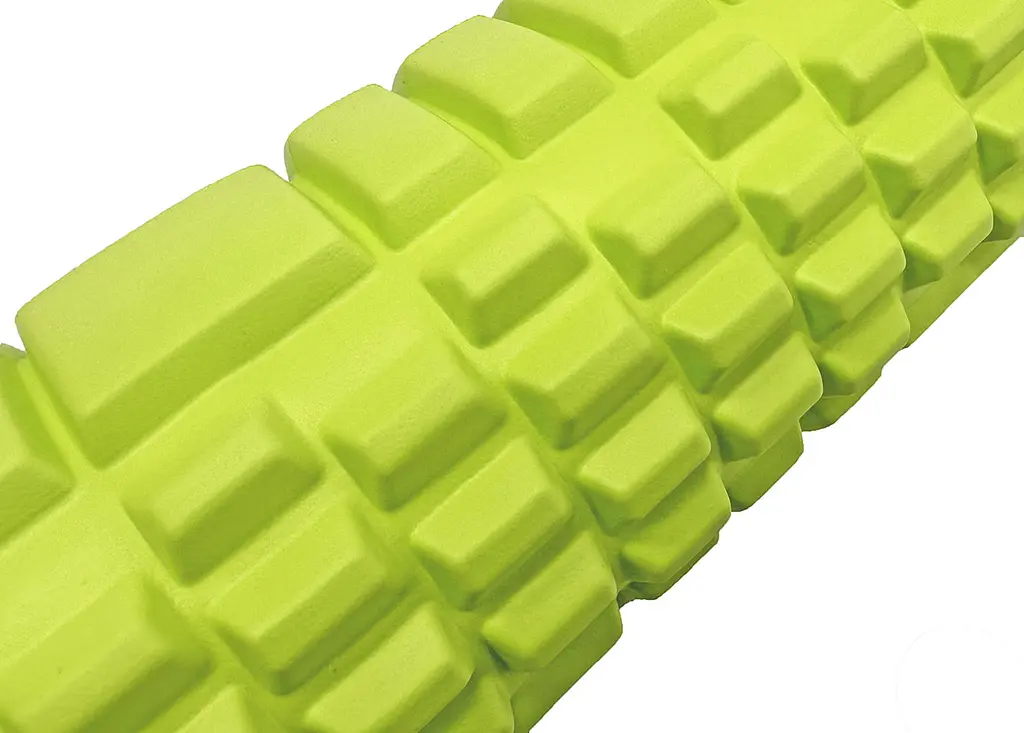 Масажний ролик EasyFit Grid Roller 33 см v.1.1 Салатовий (EF-2020-GN) - фото 3