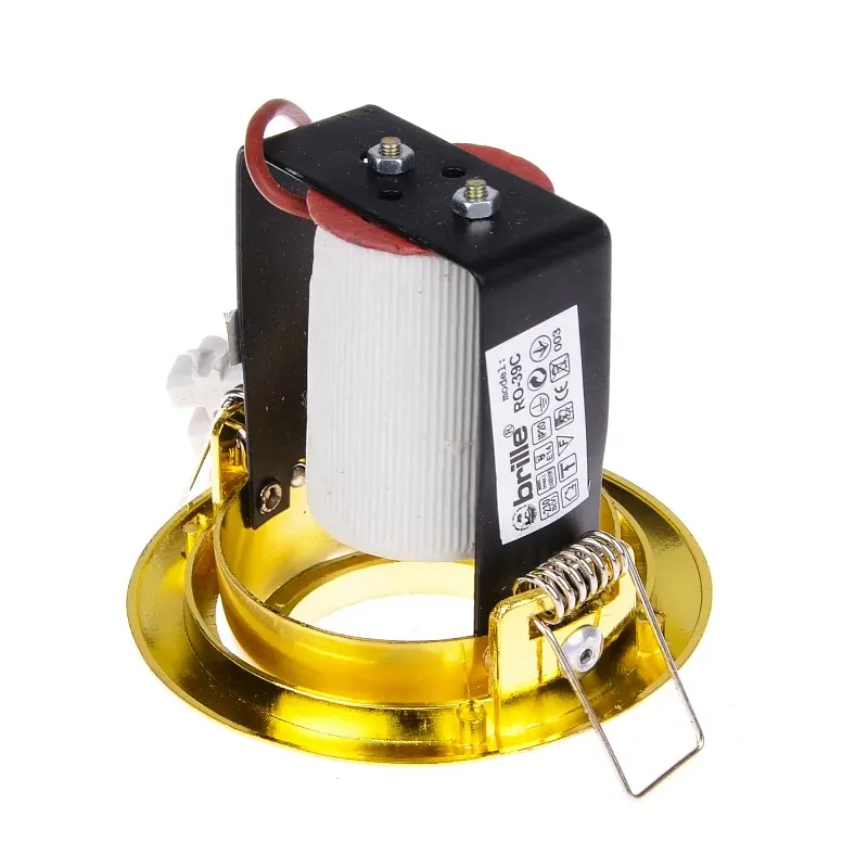 Светильник точечный Brille поворотный RO-39С SB/G 161290 - фото 4