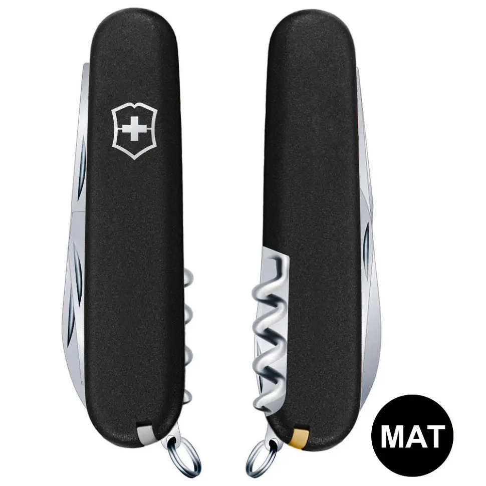 Ніж Victorinox Spartan Mat 91мм 12функ чорн.мат штоп - фото 4