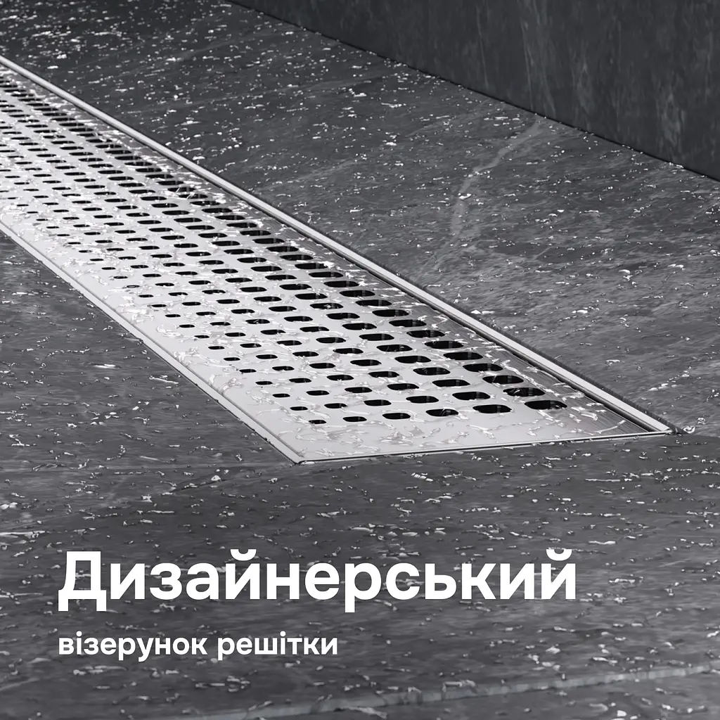 Трап для душу лінійний AM.PM Masterflow Cut Gradient 600 мм, універсальний затвор, хром (W01SC-P11-060-01SB) - фото 3