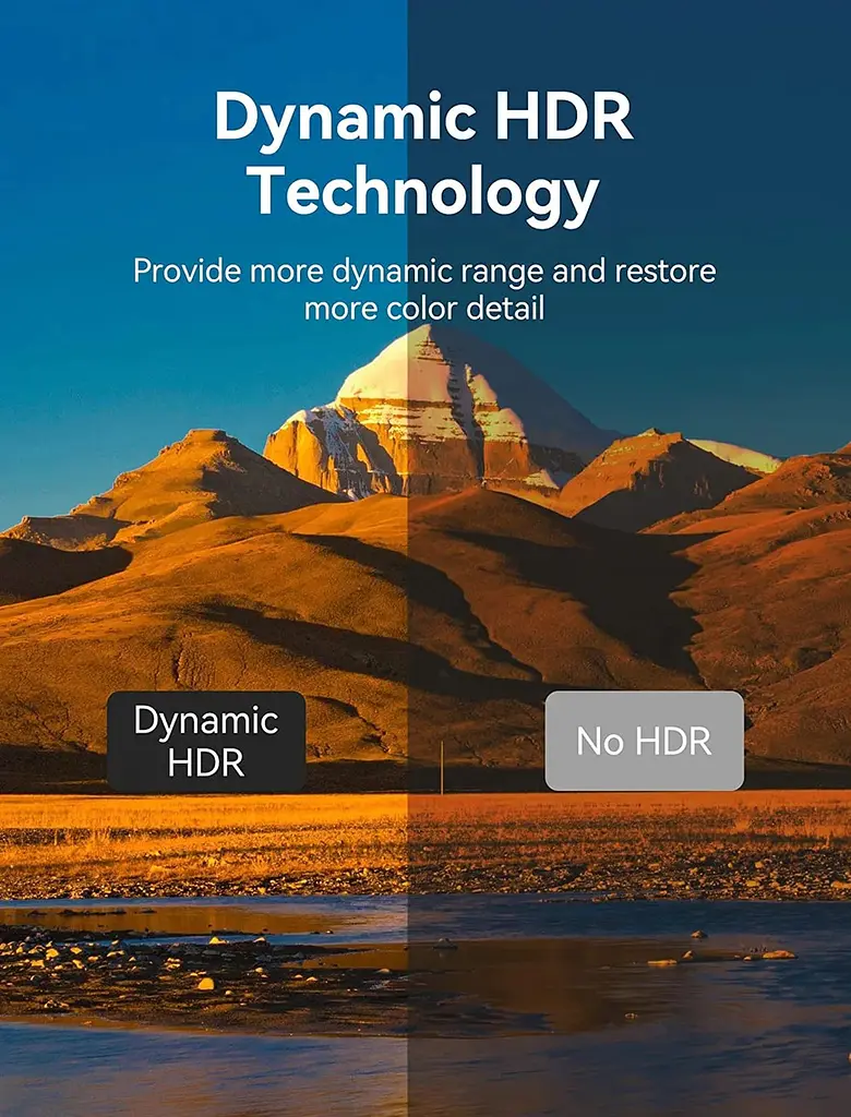 Кабель HDMI M - M, 1.5 м, V2.1, 8K 60Гц обплетення, Синій Aluminum Alloy Type Vention - фото 6