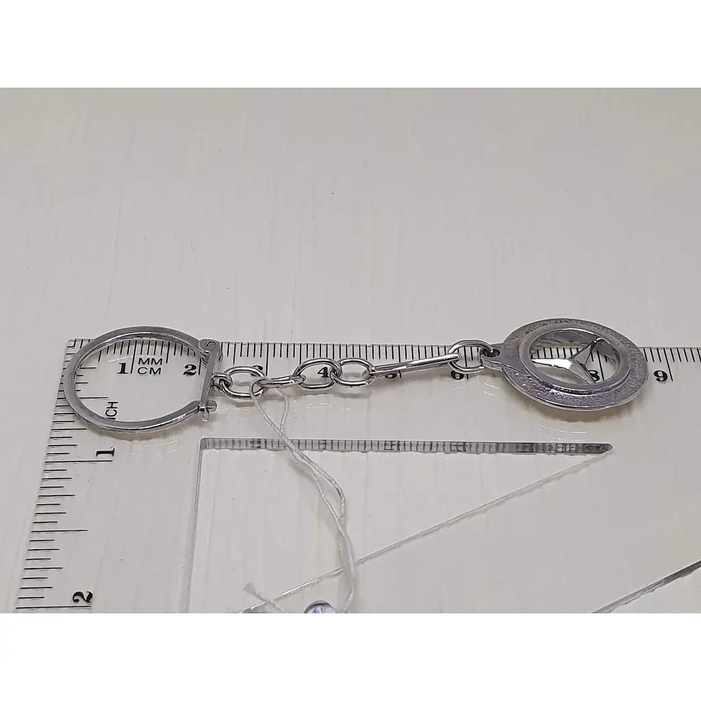 Срібний брелок Гаразд Мерседес. 5688581 - фото 3