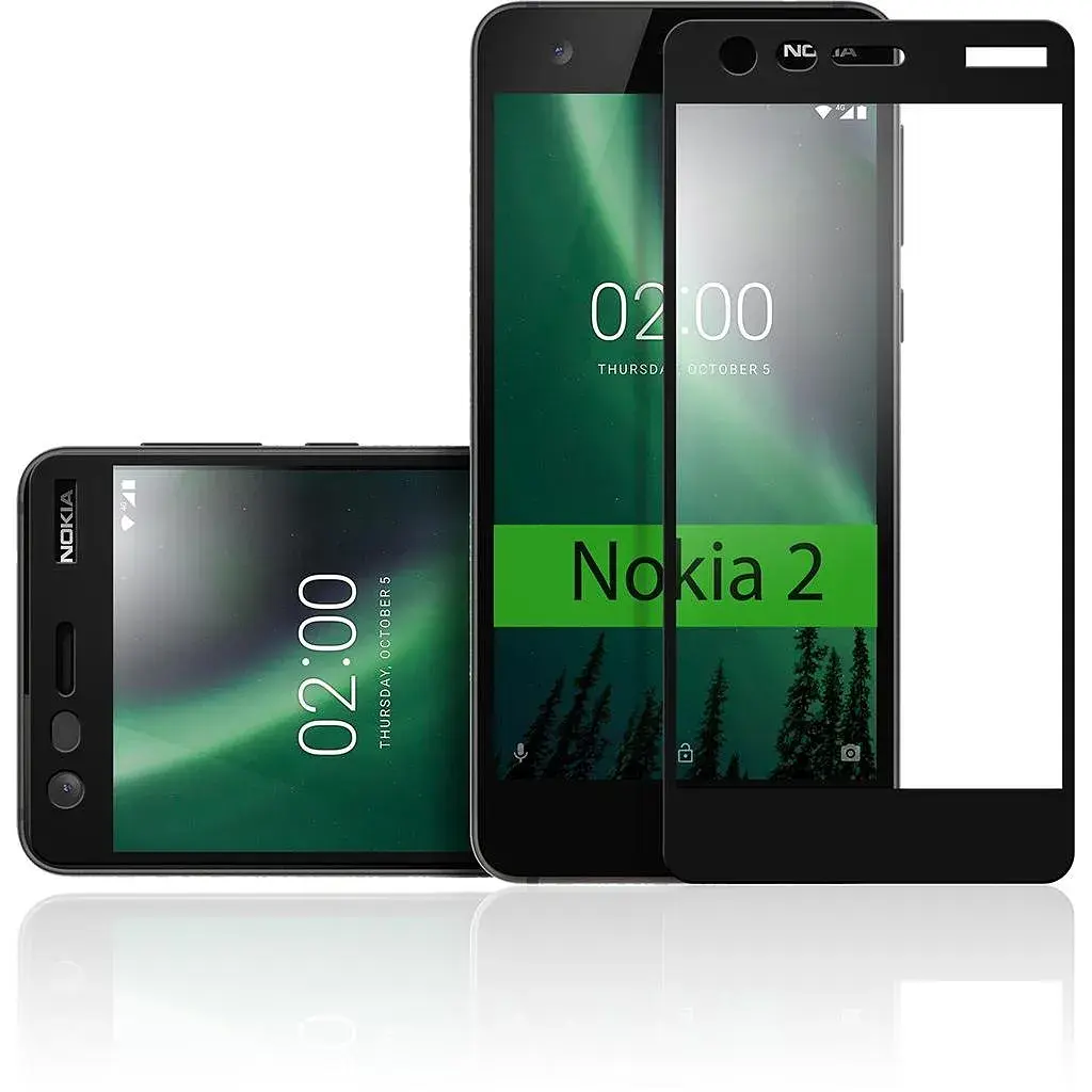 Скло захисне Vinga для Nokia 2 Black (VTPGS-N2B) - фото 4
