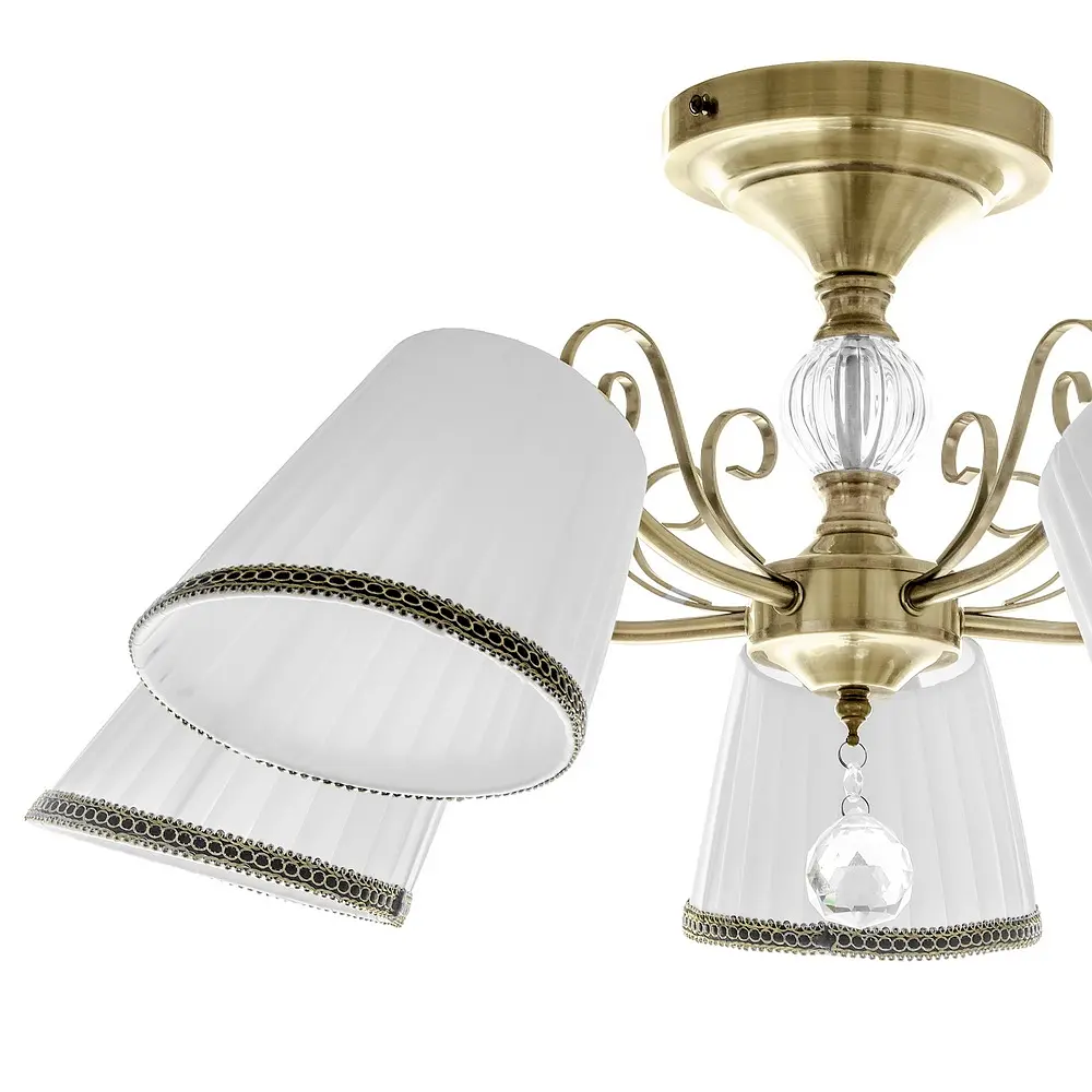 Люстра потолочная Brille классическая E14 40W BZ (BKL-716C/5) - фото 2