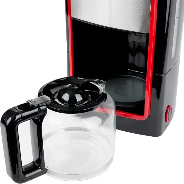 Кофеварка капельная кофемашина Camry CR 4406 стильная Польша 1.2 л 900 Вт черная - фото 5