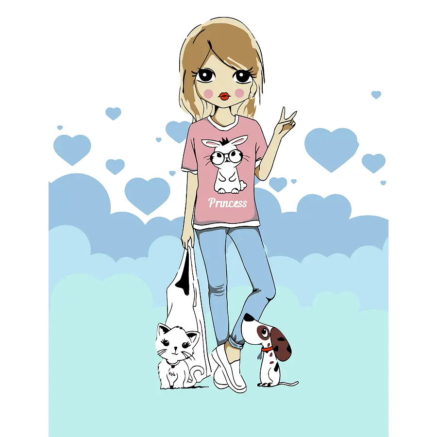 Картина за номерами Rosa Start Little Friends 35х45 см (4823098514237)