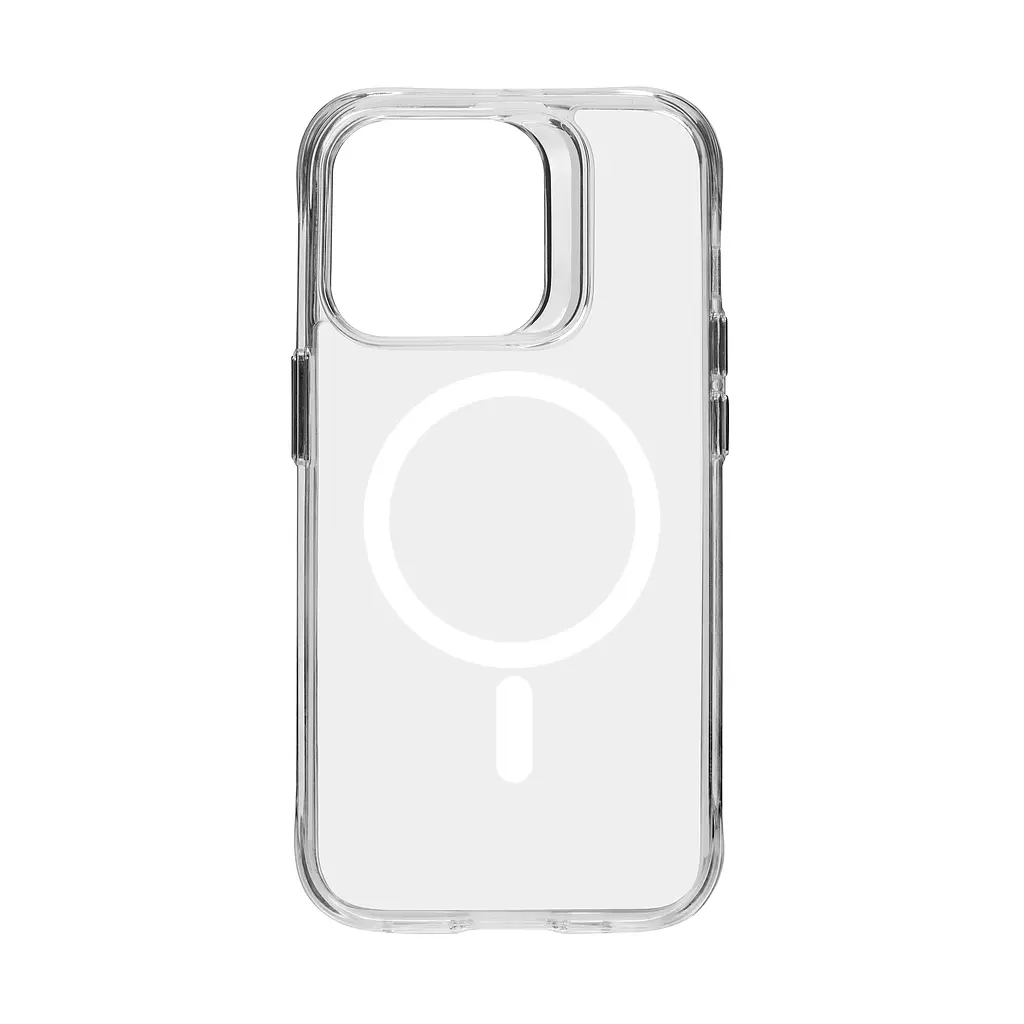 Чехол для Apple iPhone 14 Pro, Clear MagCase, прозрачный, противоударный, магнитный, панель-накладка с поддержкой MagSafe, поддержка беспроводной зарядки магсейф, защита всего корпуса, TPU+PC, ArmorStandart (ARM68055) - фото 2