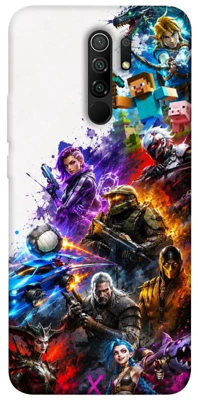 TPU чохол Demsky Gameverse для Xiaomi Redmi 9