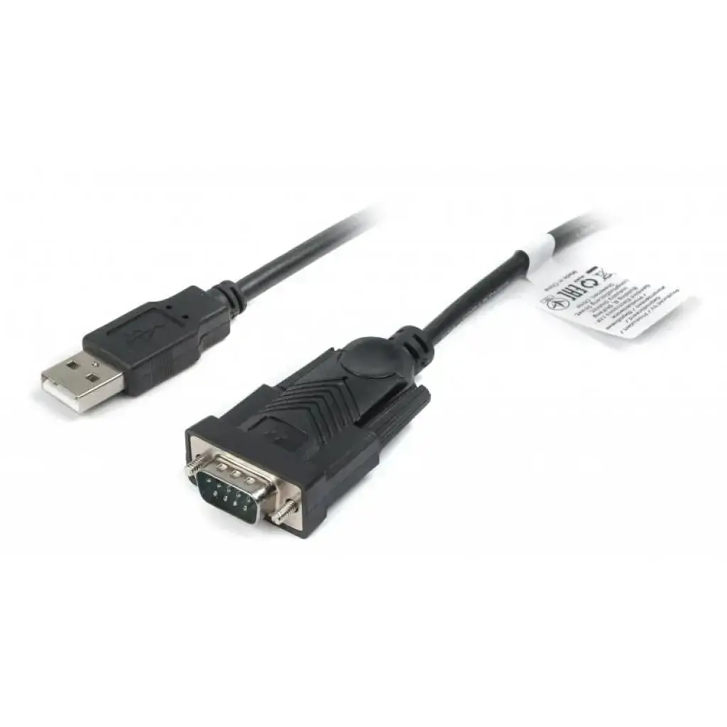 Переходник USB to COM Cablexpert (UAS-DB9M-02) кабель 1.5м Black - фото 2