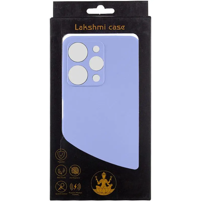 Чохол Lakshmi Silicone Cover Full Camera (AAA) для Xiaomi Redmi 12 Бузковий / Dasheen - фото 4