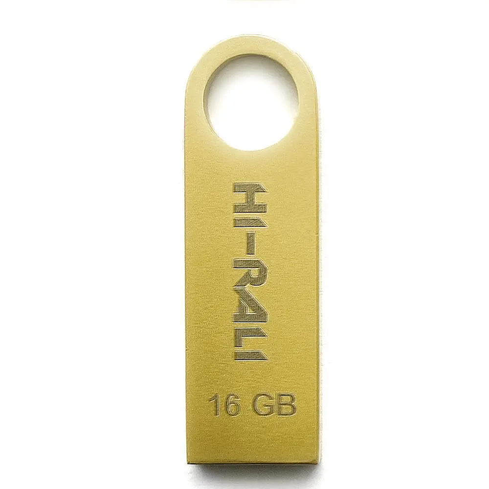 Флеш-накопитель USB 16GB Hi-Rali Shuttle Series Gold (HI-16GBSHGD) - фото 2