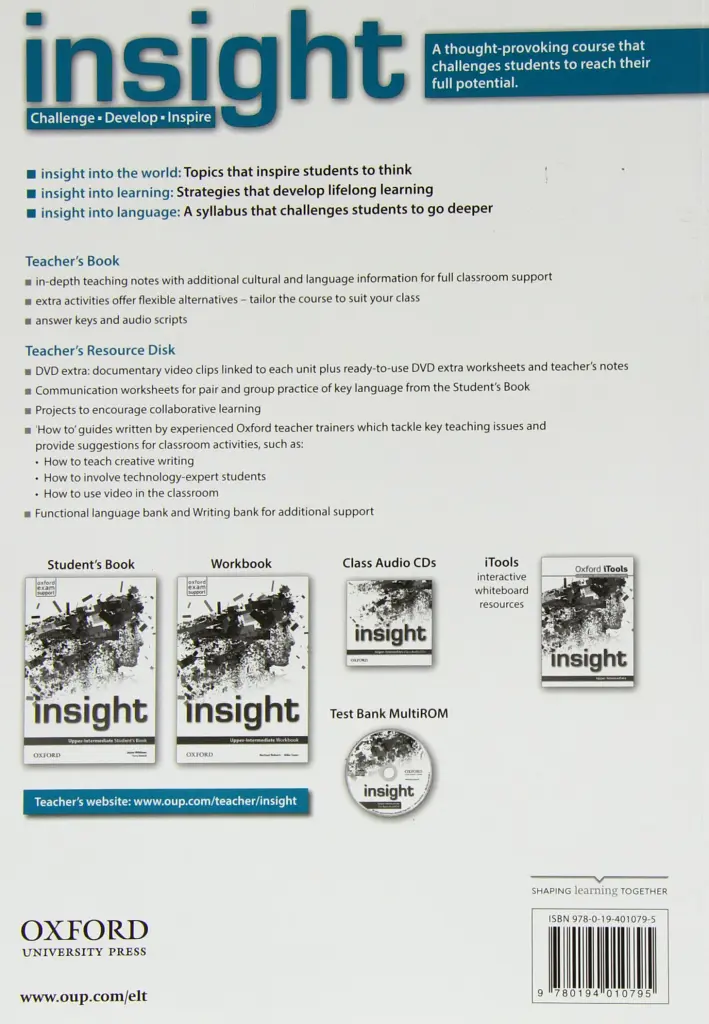 Insight: Upper Intermediate Teacher's Book Teacher's Resource MultiROM Pack - фото 2