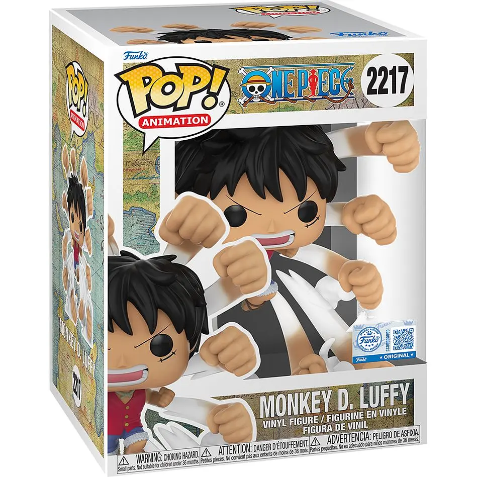 Ігрова фігурка Funko POP! серії Великий куш - Луффі (Гому Гому но Кулемет Гатлінга) (92222) - фото 2