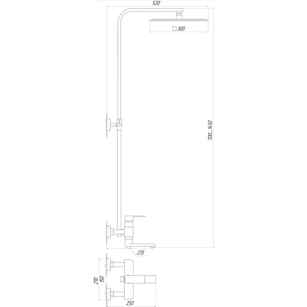Душова система Globus Lux GLM-0007 - фото 5