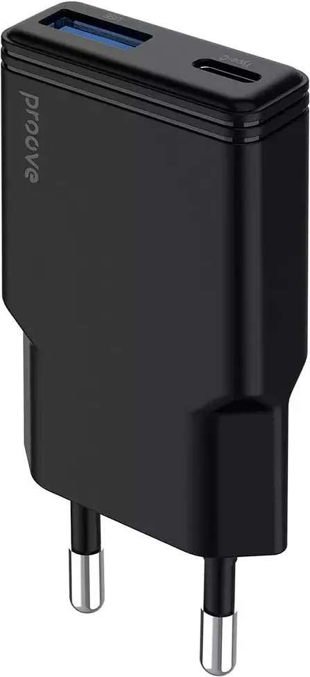 Зарядний пристрій Proove Slender Type-C + USB 30W black (WCSL30110001) - фото 5