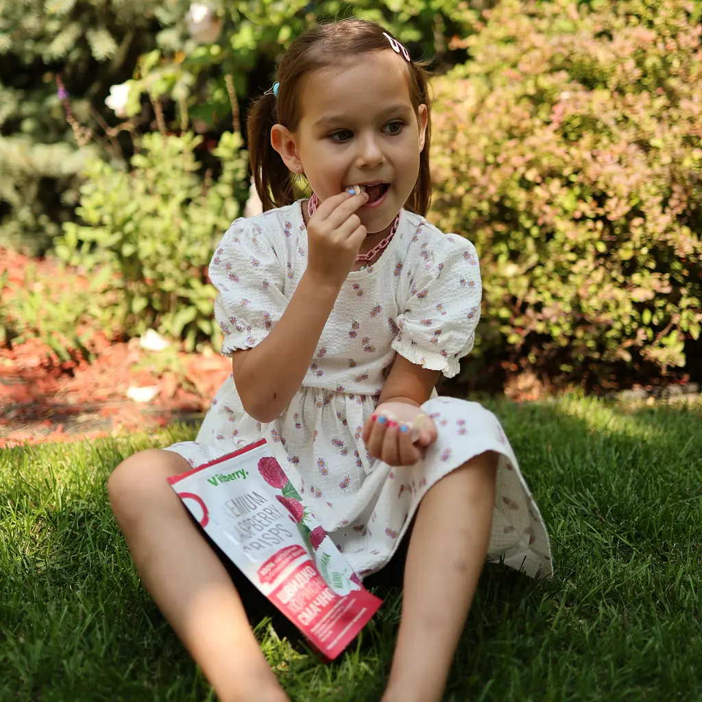 Малина сублимированная в белом шоколаде, 50г. - фото 3