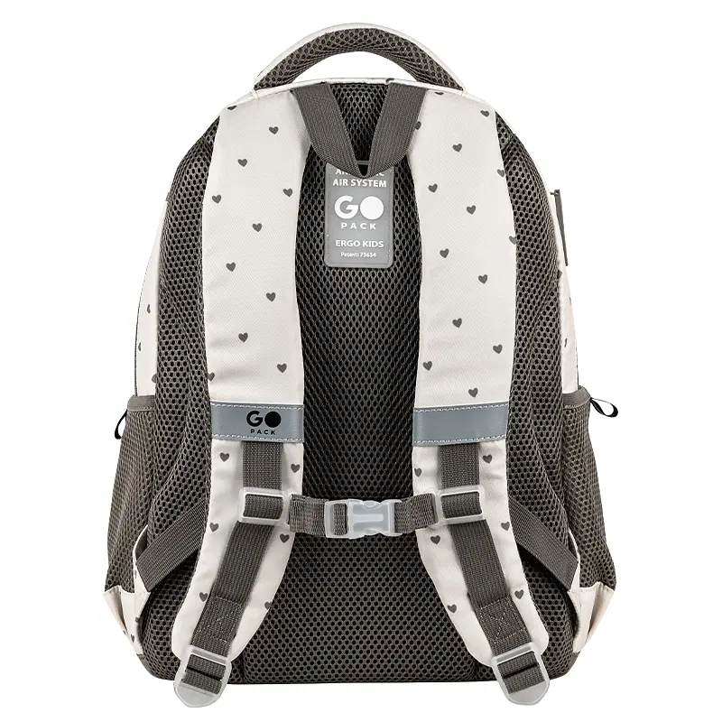 Рюкзак GoPack Education 182M Beige Polka Dots Бежевий (GO26-182M-3) - фото 6