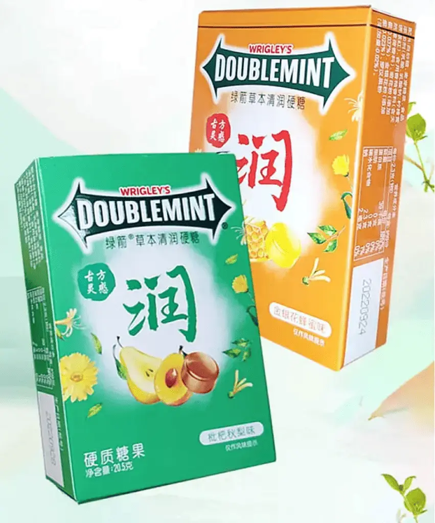 Льодяники від болю в горлі Wrigley's Doublemint Loquat Pear Flavor 20.5г - фото 7