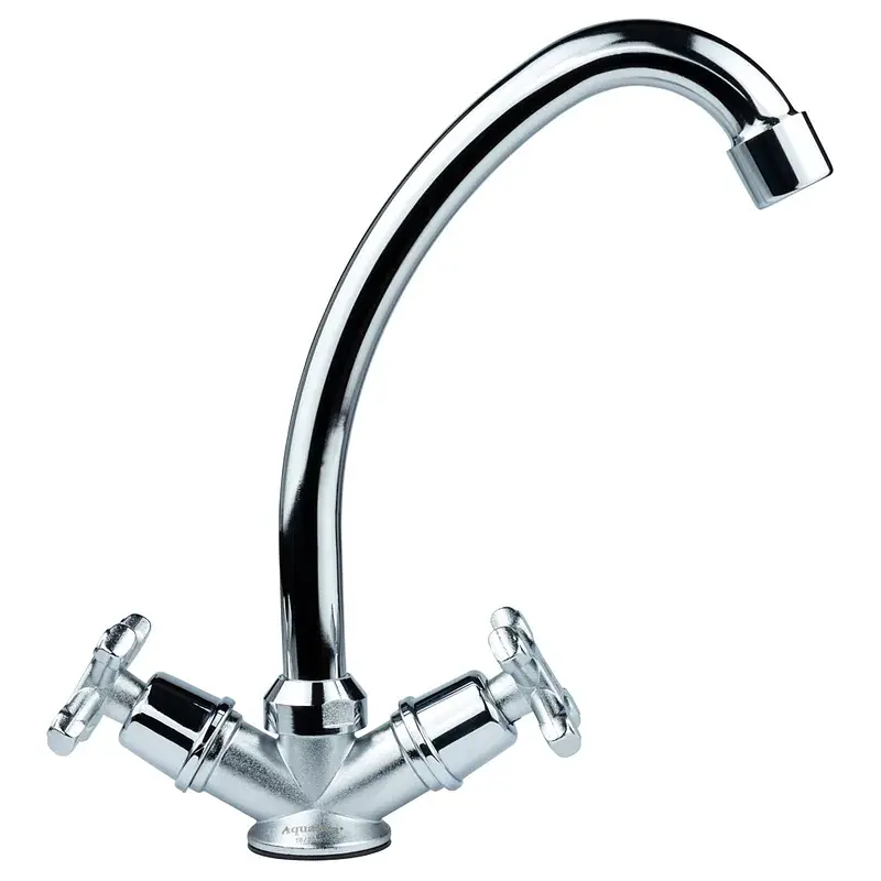 Змішувач QN 1/2" для кухні економ на шпильці (КРАТНО 2шт) AQUATICA QN-2B158C (9786100) - фото 3