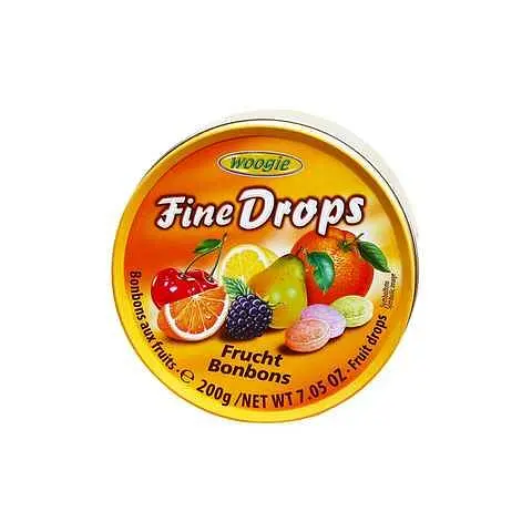 Льодяники Woogie Fine Drops зі смаком фруктів 200г - фото 6