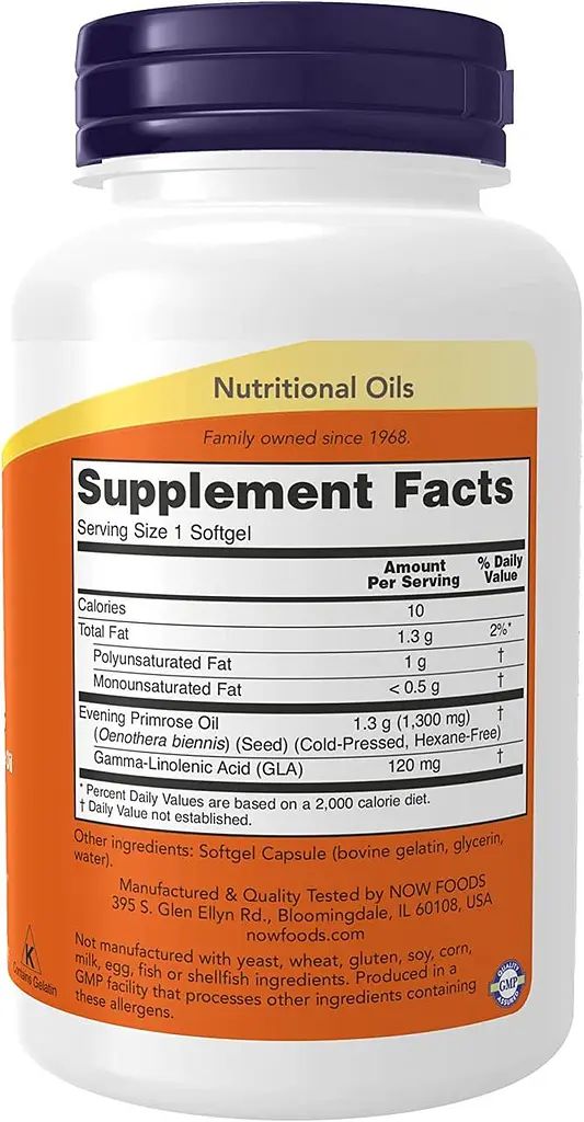 Олія вечірньої примули Now Foods Super Primrose 60 капс - фото 2