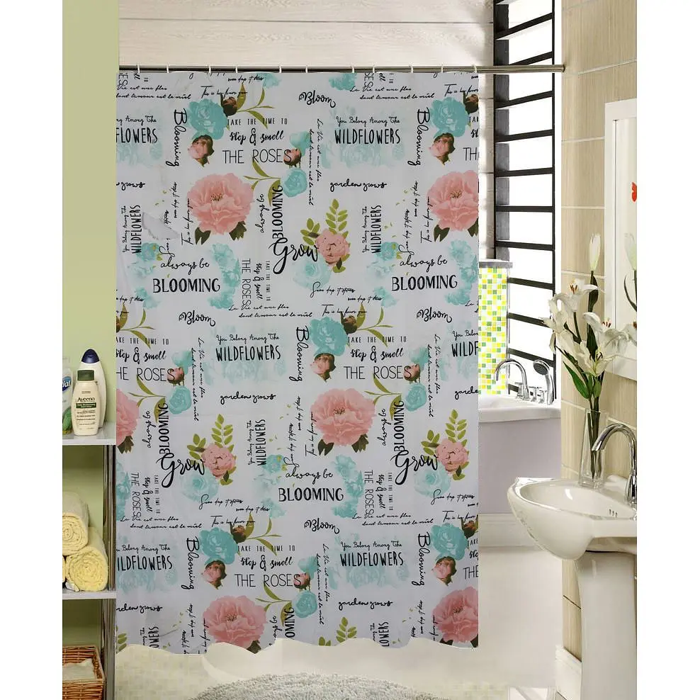 Шторка для ванної VanStore Roxen з візерунком 240 x 200 см (63114) - фото 4