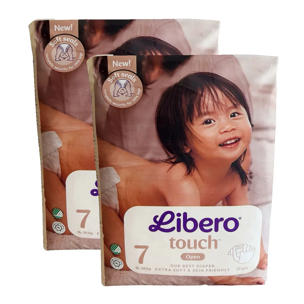 Підгузники Libero Touch 7 (16-26 кг) 54 шт
