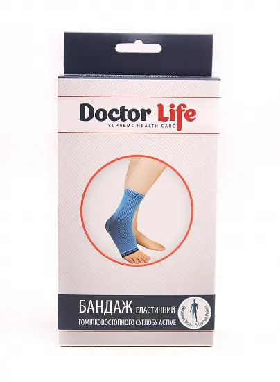 Еластичний бандаж гомілковостопного суглоба Active А9-036 Doctor Life (A9-036/S-520) - фото 4